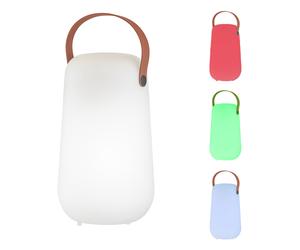 Lampe de table batterie Jardin Lampe de table extérieure USB rechargeable Télécommande changement de couleur portable, 1x LED 3000K, DxH 15,5x26 cm