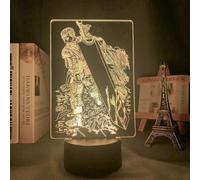 Lampe de table Berserk Guts Light Anime 3D LED Veilleuse 16 couleurs changeantes pour la décoration