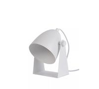 Lampe De Table Blanche Adjustable Salon Bureau 20,5 Cm E14 Lampe Moderne