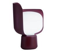 Lampe de table Blom H x Ø 24x15cm/black transparent with switch