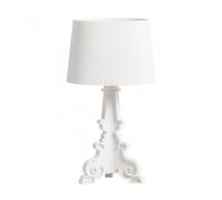 Kartell Bourgie Mat, Lampe de Table, Blanc opaque