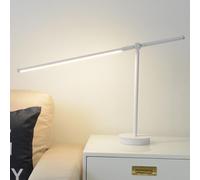 Lampe de Table Bureau de Protection Des Yeux Lampe de Lecture Et D'Écriture de Personnalité Créative Moderne Simple, Pliable, Équipé de Télécommande, Blanc, Trois Couleurs de Lumière, JZRRSLUHK, bl