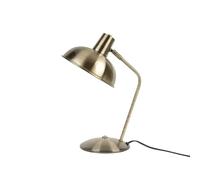 Lampe de table capot métalique Leitmotiv Hood Doré 20x38 cm