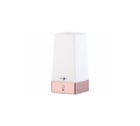 Lunartec Lampe de table carrée avec capteur de mouvement PIR rechargeable