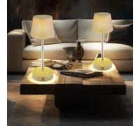 Lampe de Table Chambre à Coucher Graduateur au Toucher Réglable LED 2er Set