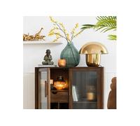 Lampe de table champignon 40 cm en métal doré Doré