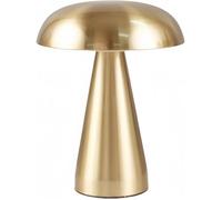 Lampe de Table Champignon Rechargeable, Lumière Dorée Tactile pour Chambre et Bureau