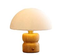 Lampe de Table Champignon rétro de 9,84 Pouces, idéale pour Un Salon, Un Bureau, Une entrée, Une bibliothèque, Un dortoir ou Un Bureau en Bois If