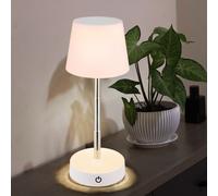 Lampe de Table Graduateur au Toucher Chambre à Blanc Réglable en Hauteur LED