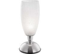 Lampe de table Chrome Touch Dimmer Salon Chambre à coucher Crackle Lampe en verre