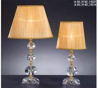 Lampe de table classique en cristal Lustre en cristal Lampe de style Nouveau