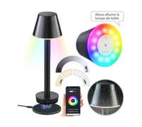 Lampe de table connectée RVB CCT OT-130 pour extérieur Lunartec