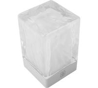 Lampe de table cristal LED veilleuse 3 niveaux de luminosité contrôle tactile rechargeable lampe de chevet sans fil pour salon chambre à coucher lumière blanche