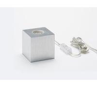 Lampe de table Cubic sompex gris, 8x8x8 cm