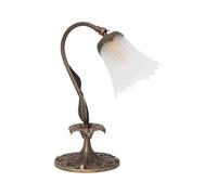 Lampe De Table Dalida Rustique En Laiton Antique
