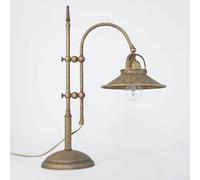 Lampe De Table D'Appoint En Laiton Antique Bronze Fait Main Style Industriel