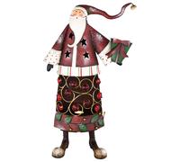 Lampe de table de l'homme de Noël pour le salon X-MAS Décoration pierres debout rouge blanc