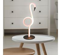 Reality Leuchten Lampe de table LED INGO R54581193, rose métal, 6 watts LED