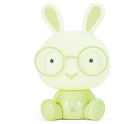 Lampe de Table de Protection des Yeux à LED veilleuse Tactile Lapin Mignon avec Lunettes éclairage d'urgence pour Chambre(Vert)