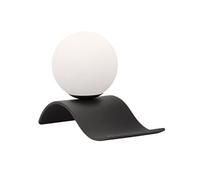 Lampe de table design culot E14 noire - - Lara