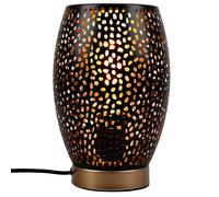 Lampe de table design Salon Travail Chambre Décor estampage Lampe or noir