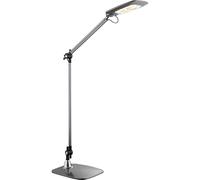 Lampe de table détecteur de mouvement lampe de table variateur tactile lampe articulée orientable, CCT, aluminium noir satiné gris argent, LED 9W 510Lm, H 96 cm