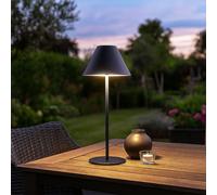 Lampe de Table D'Extérieur LED Jardin Batterie Hauteur Réglable 36 CM