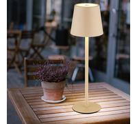 Lampe de Table D'Extérieur Variateur Tactile LED Balcon Batterie Hauteur 36 CM