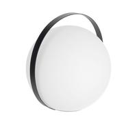 Lampe de table Dinesh avec poignée en acier noir