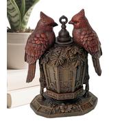 Lampe de table d'oiseau, décoration de veilleuse de statue d'animal en résine, veilleuse de statue d'oiseau - pour la maison, le bureau, la table de chevet, le coin du salon, la chambre à coucher, la