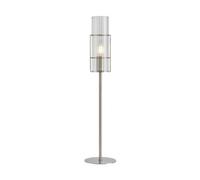 Lampe de table E14 40W Max, 65 cm Nickel Satiné & Verre Transparent - Markslöjd - Tubo