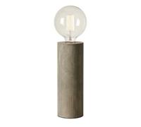 Lampe de table E27, 40W max, bois gris teinté, 28 cm - Markslöjd - Legna