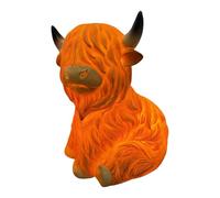 Lampe de table - Éclairage doux et lumineux, figurine de vache à utiliser avec motif animal en résine, éclairage d'ambiance pour salon, étude, appartement, dortoir, garçons, filles,