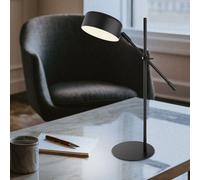 Lampe de Table Éclairage Lecture Bureau Noir Conjointe Réglable H 50 CM