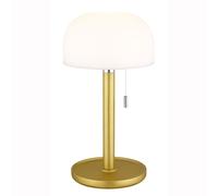 Lampe De Table Lampe À LED Lampe De Salon En Bambou En Laiton IP44 H 28Cm