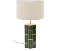 Lampe de table en céramique vert rue
