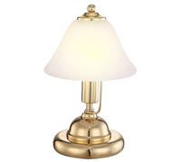 Lampe de table en laiton design LED interrupteur tactile hauteur d'éclairage 27 cm veilleuse interrupteur tactile