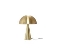 Lampe de table en laiton doré, forme champignon, E14, 1 ampoule - Hübsch, Mush - 25x25x33 cm