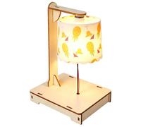 Lampe de table en lévitation - Ensemble de physique 9x11x18cm, artisanat en bois | Outil d'apprentissage interactif, assemblage électronique robuste pour table de nuit en crèche, activité en classe po