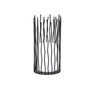 Lampe de Table en métal avec Bougie, Lampe décorative LED Solaire Clignotante