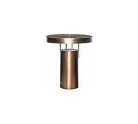 Lampe de table en métal cuivre, abat-jour en métal, style rustique - Hübsch, Bringme - 25x25x28 cm