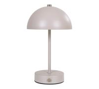 Lampe de table en métal rechargeable - Sable/Acier