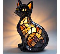 Lampe De Table En Résine Représentant Un Chat, Série De Lampes De Table À LED 3D Représentant Un Animal Mignon, Cadeau Idéal Pour Les Amoureux Des Chats(B2)