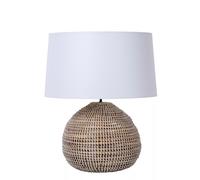 Lampe De Table En Seegras 61 Cm E27 Naturel Chambre À Coucher