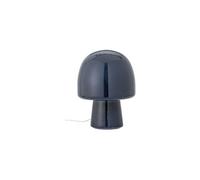 Lampe de table en verre bleu Paddy