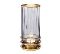 Lampe De Table En Verre Fumé Avec LED GX53 3000 K H: 36,4 Cm Art Déco