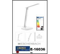 Lampe De Table Eschenbach Economy Vision LED Blanche Lindner E16036