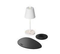 Lampe de table et applique murale LED Portofino Silwy x Sompex blanc, 20.5 cm