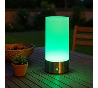 Lampe de table, lampe d'extérieur, lampe latérale, LED, batterie, IP44, changement de couleur, variateur tactile