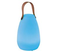 Lampe de table extérieure Batterie Jardin Lampe de table extérieure USB rechargeable, dimmable avec télécommande changement de couleur portable, 1x LED 0,7W 55lm 3000K, DxH 14x20 cm